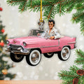 Elvis Presley Custom Shape 2-side Printed Acrylic Ornament – HOATT21360