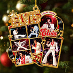 Elvis Presley Custom Shape 2-side Printed Acrylic Ornament – HOATT21539