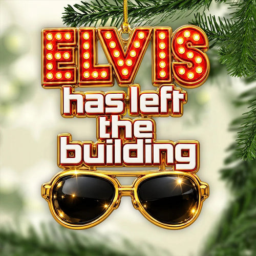 Elvis Presley Custom Shape 2-side Printed Acrylic Ornament – HOATT21540