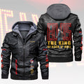 Elvis Presley 2D Leather Hooded Jacket – HOATT15676