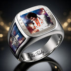 Elvis Presley 3D Engraved Ring – HOATT19097