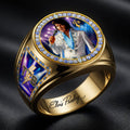 Elvis Presley 3D Engraved Ring – HOATT19098
