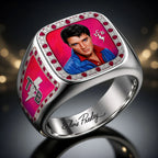 Elvis Presley 3D Engraved Ring – HOATT21347