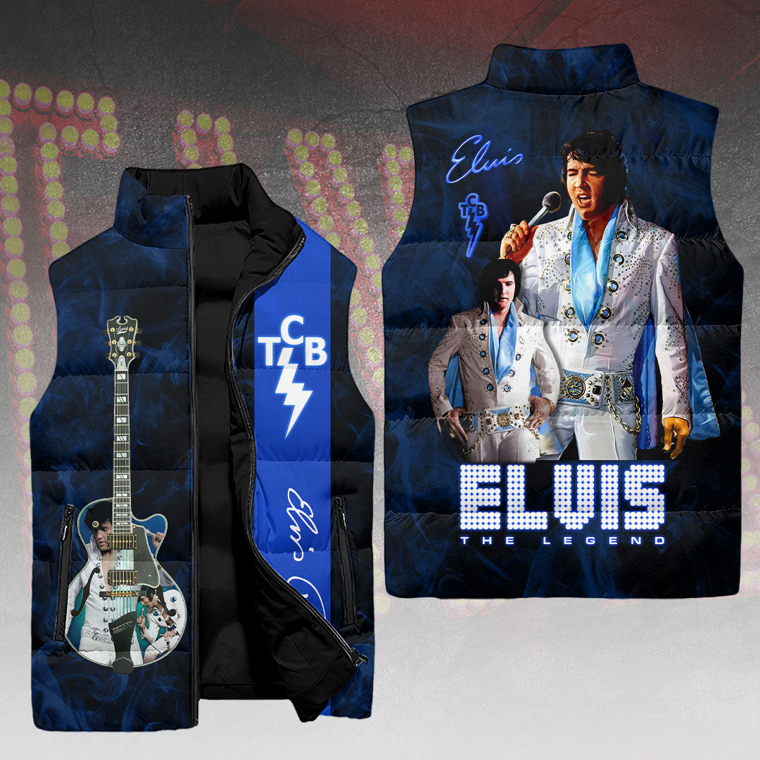Elvis Presley 3D Sleeveless Down Jacket – HOATT15178