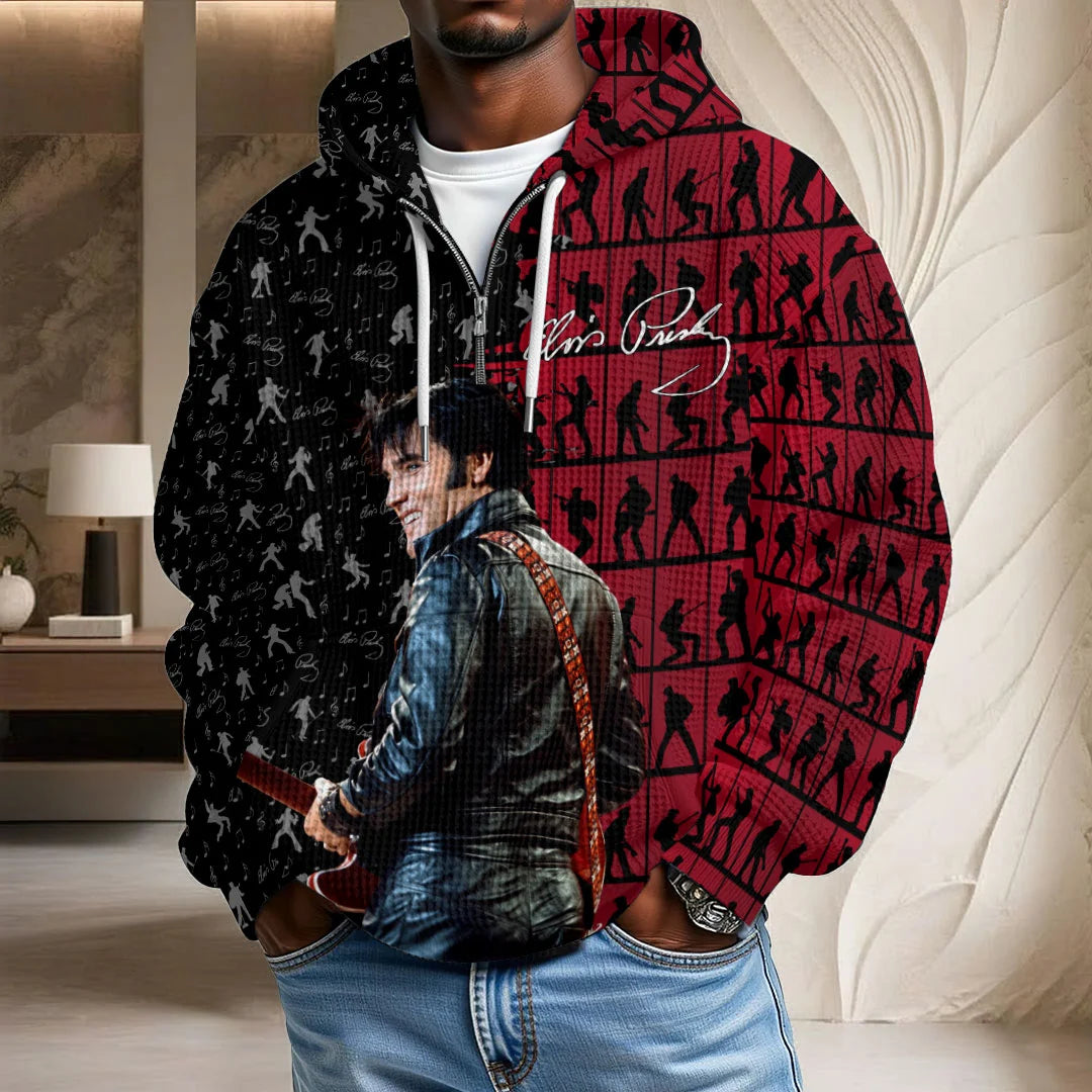 Elvis Presley 3D Unisex Waffle Hoodie – HOATT21071