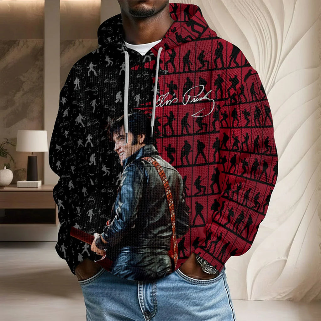 Elvis Presley 3D Unisex Waffle Hoodie – HOATT21071