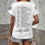 Elvis Presley 3D Women's V-Neck T-Shirt – GNE6952