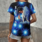Elvis Presley 3D Women's V-Neck T-Shirt – HOATT17327