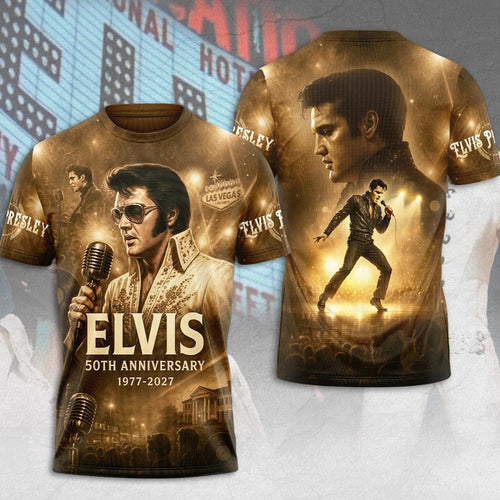 Elvis Presley 50th Anniversary 2027 3D Apparel – MAITM15374