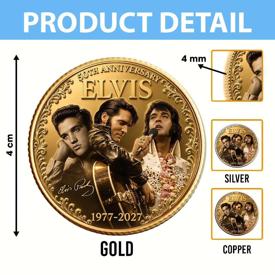 Elvis Presley 50th Anniversary 2027 Commemorative Coin – MAITM15360