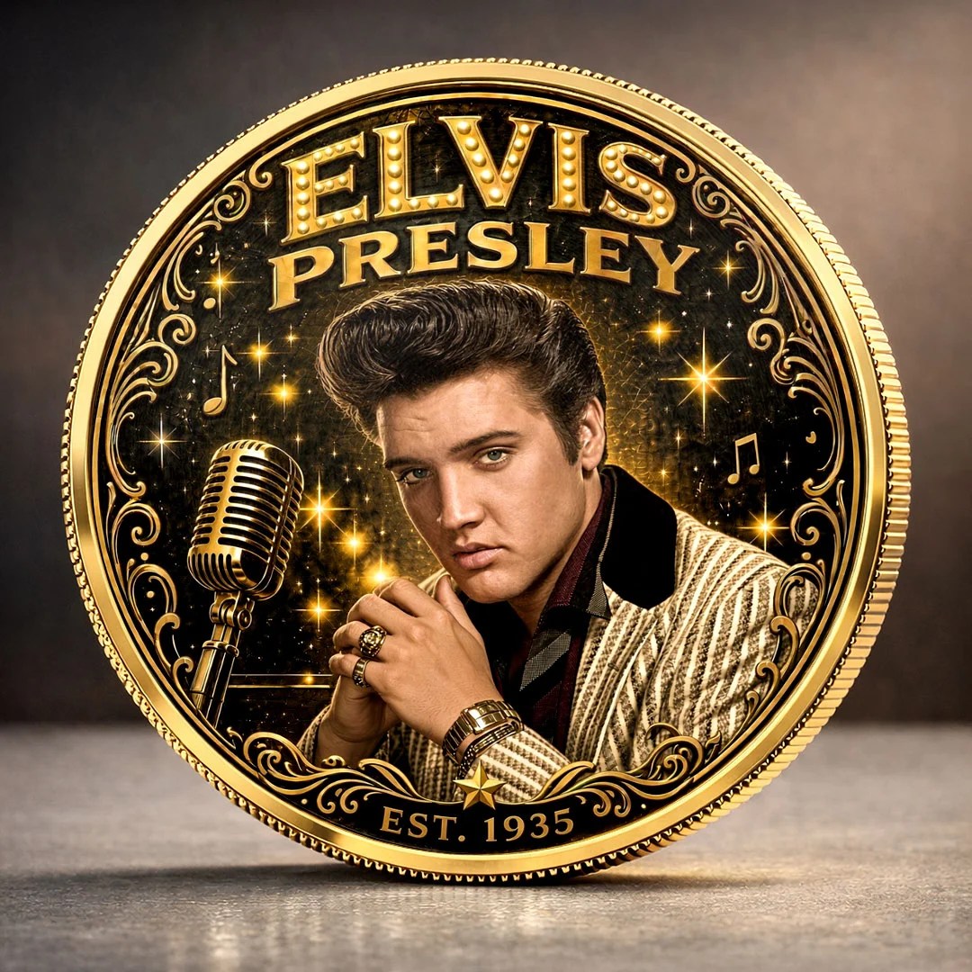 Elvis Presley 50th Anniversary 2027 Commemorative Coin – MAITM15362