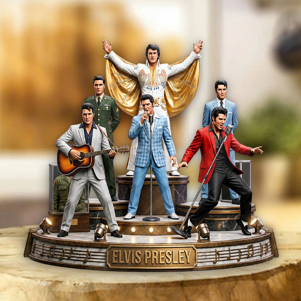 Elvis Presley Custom Shape Acrylic Plaque – TMTHU7274