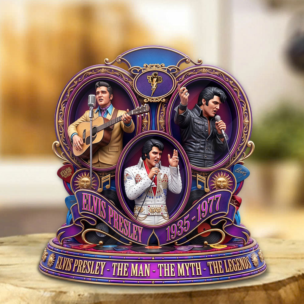 Elvis Presley Custom Shape Acrylic Plaque – TMTHU7296