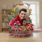Elvis Presley Custom Shape Acrylic Plaque – TMTHU7336