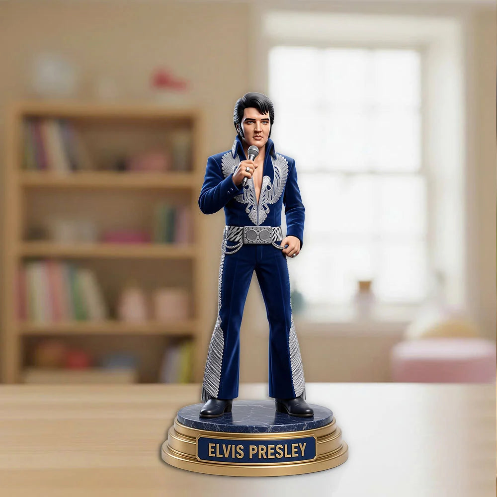 Elvis Presley Custom Shape Acrylic Plaque – TMTHU9323