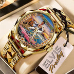 Elvis Presley Alloy Luxury Quartz Watch – TMTHU5356