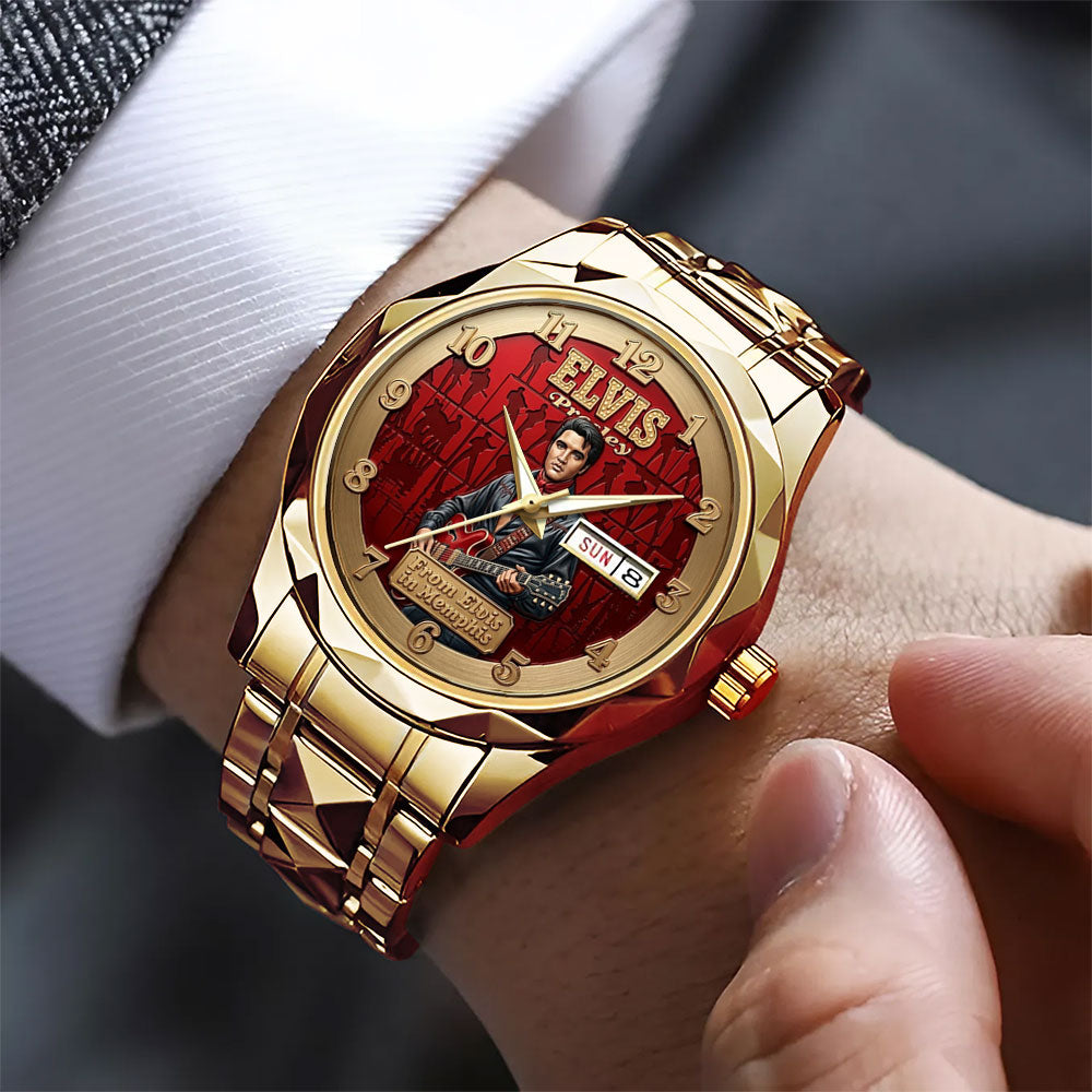 Elvis Presley Alloy Luxury Quartz Watch – TMTHU6293