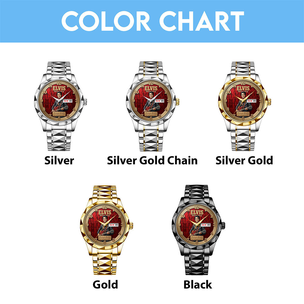 Elvis Presley Alloy Luxury Quartz Watch – TMTHU6293