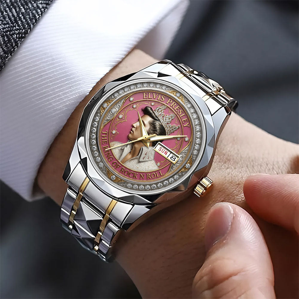 Elvis Presley Alloy Luxury Quartz Watch – TMTHU7260