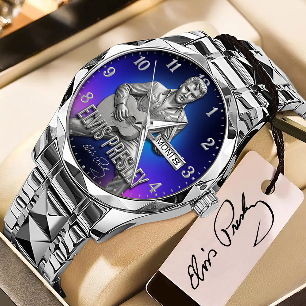 Elvis Presley Alloy Luxury Quartz Watch – TMTHU7275