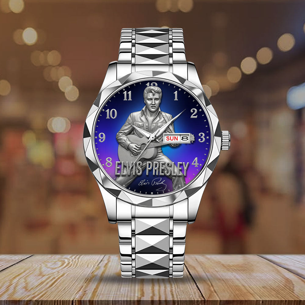 Elvis Presley Alloy Luxury Quartz Watch – TMTHU7275