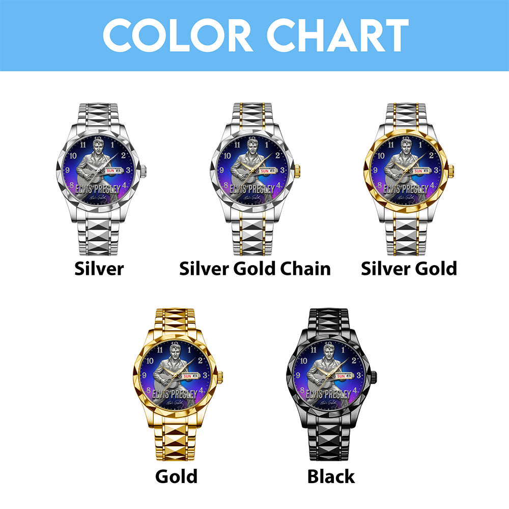 Elvis Presley Alloy Luxury Quartz Watch – TMTHU7275