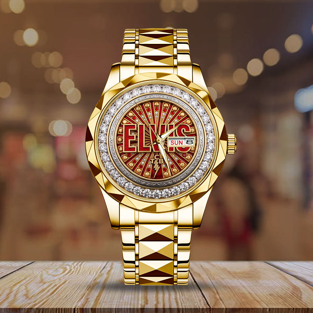 Elvis Presley Alloy Luxury Quartz Watch – TMTHU8102