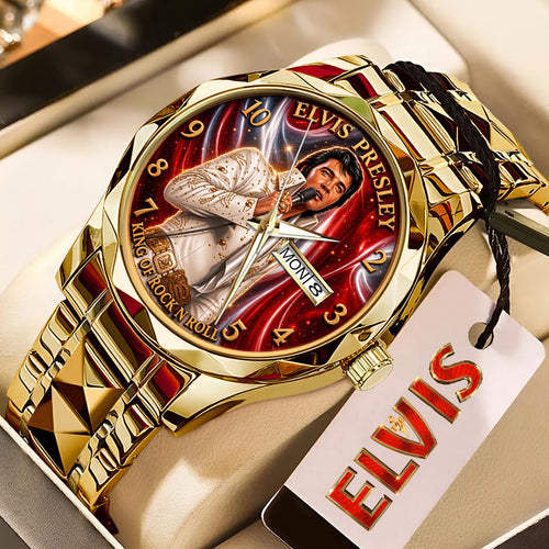 Elvis Presley Alloy Luxury Quartz Watch – TMTHU8121