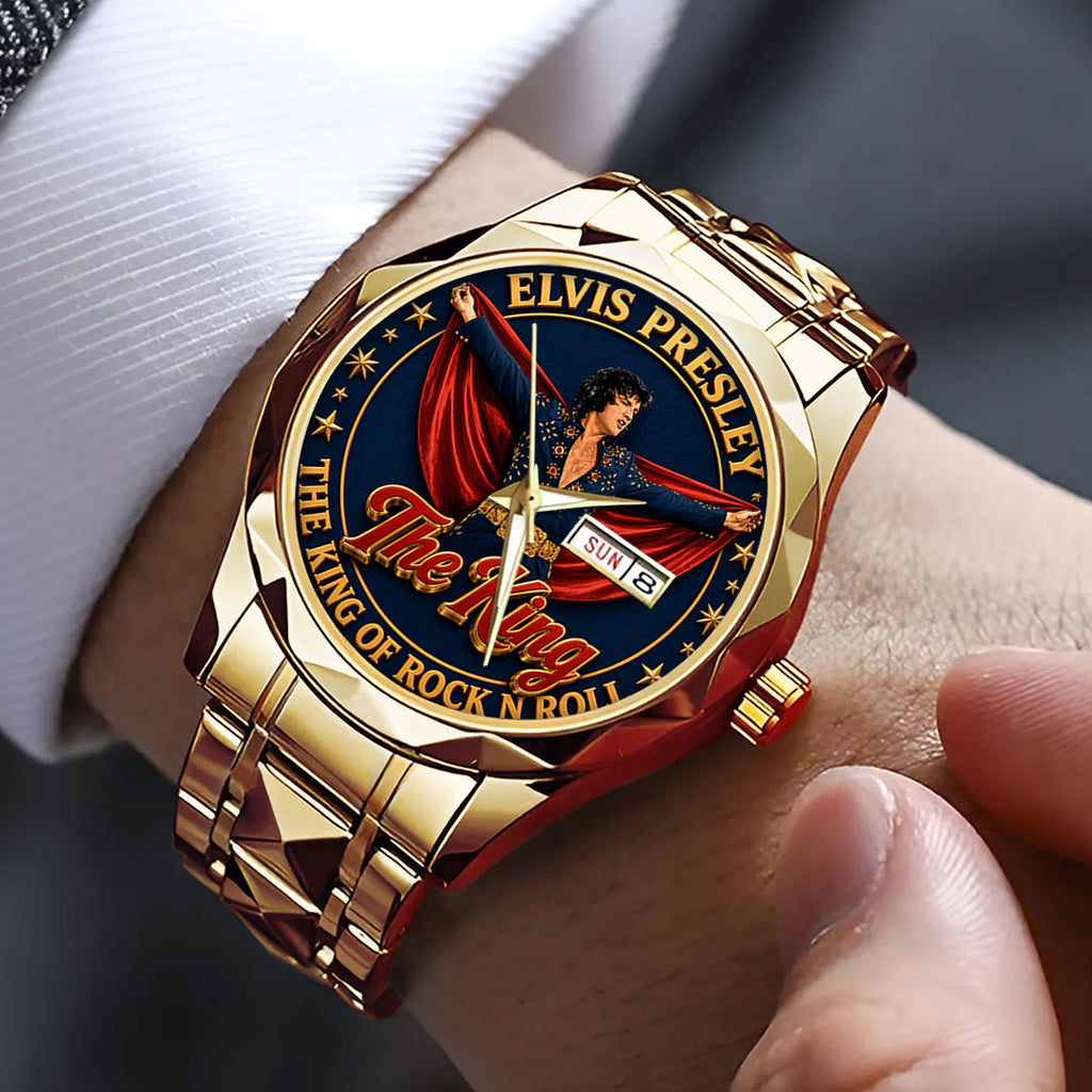 Elvis Presley Alloy Luxury Quartz Watch – TMTHU8147