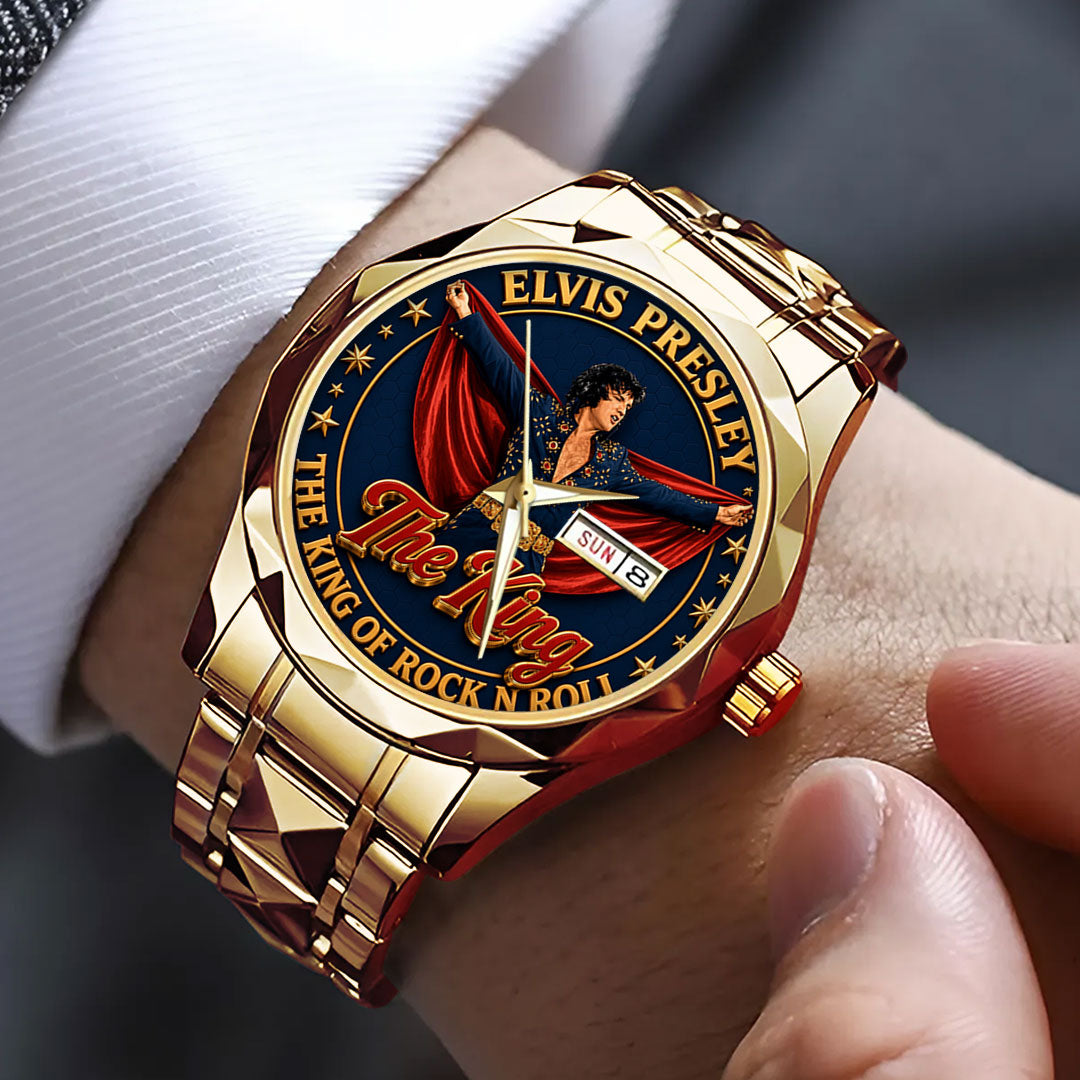 Elvis Presley Alloy Luxury Quartz Watch – TMTHU8147