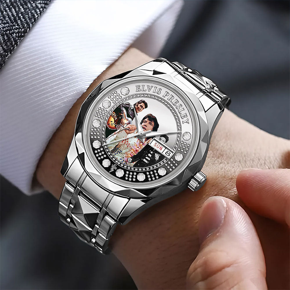 Elvis Presley Alloy Luxury Quartz Watch – MAITM12607