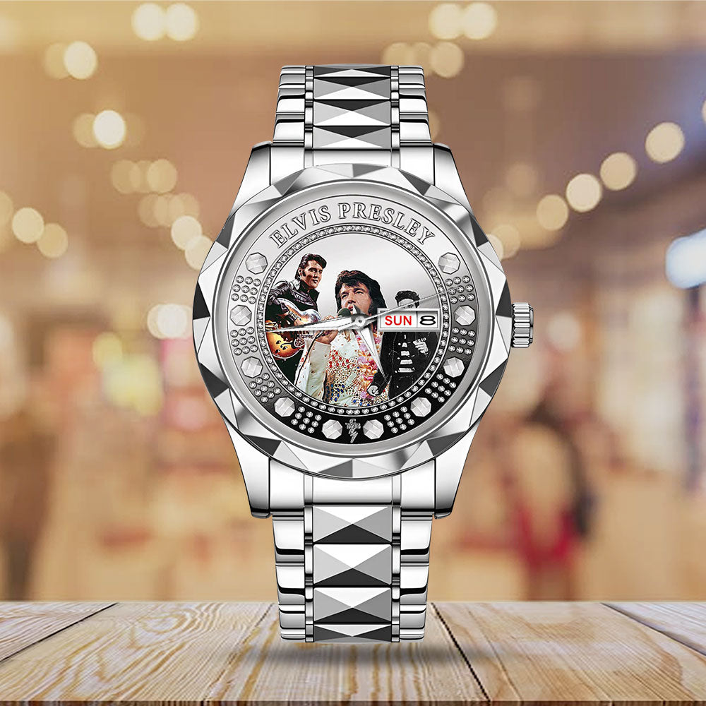 Elvis Presley Alloy Luxury Quartz Watch – MAITM12607