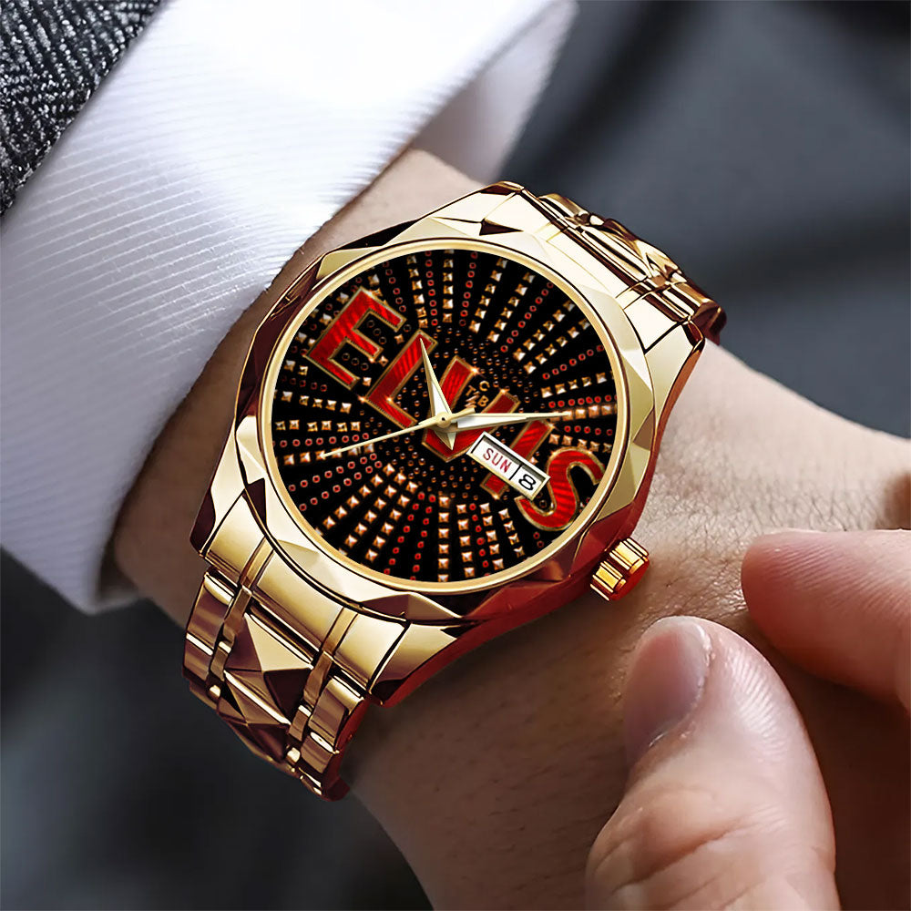 Elvis Presley Alloy Luxury Quartz Watch – TANTN 13959