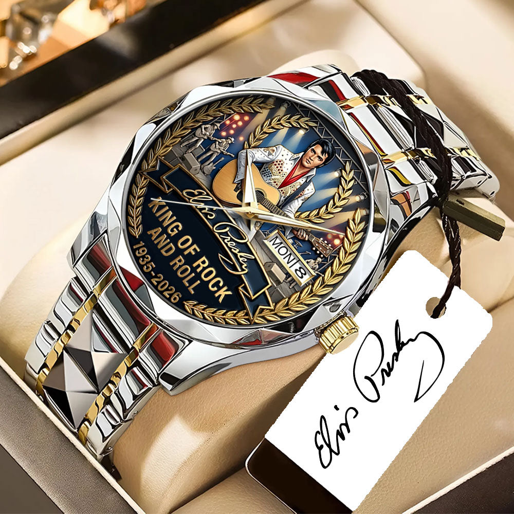 Elvis Presley Alloy Luxury Quartz Watch – TANTN20585