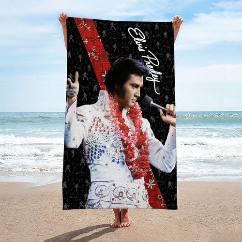 Elvis Presley Rectangle Beach Towel – HOATT 11320