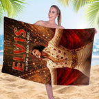 Elvis Presley Rectangle Beach Towel – HOATT16844