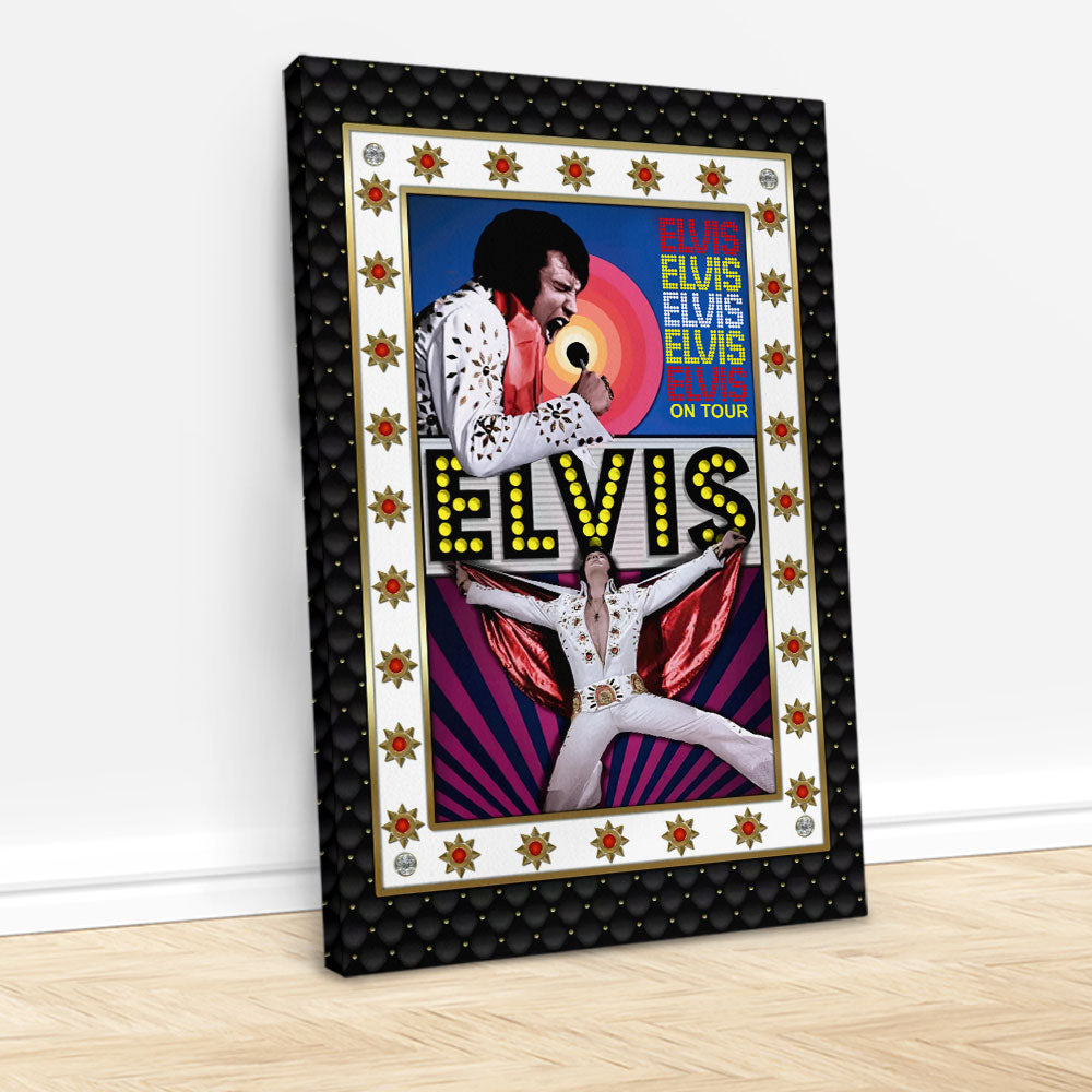 Elvis Presley Rectangle Canvas With Inner Frame – HOATT 8022