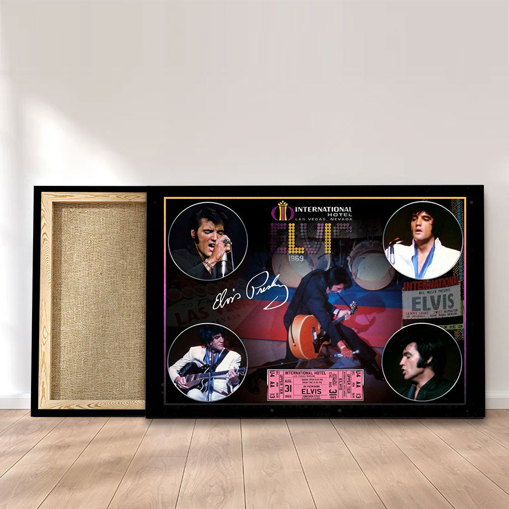 Elvis Presley Rectangle Canvas With Inner Frame – TANTN22027