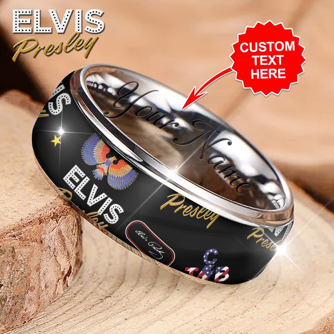 Personalized Elvis Presley Custom Alloy Ring – TANTN 14127
