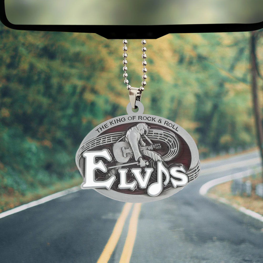 Elvis Presley Custom Shape 2-sided Acrylic Car Ornament – TANTN 5887