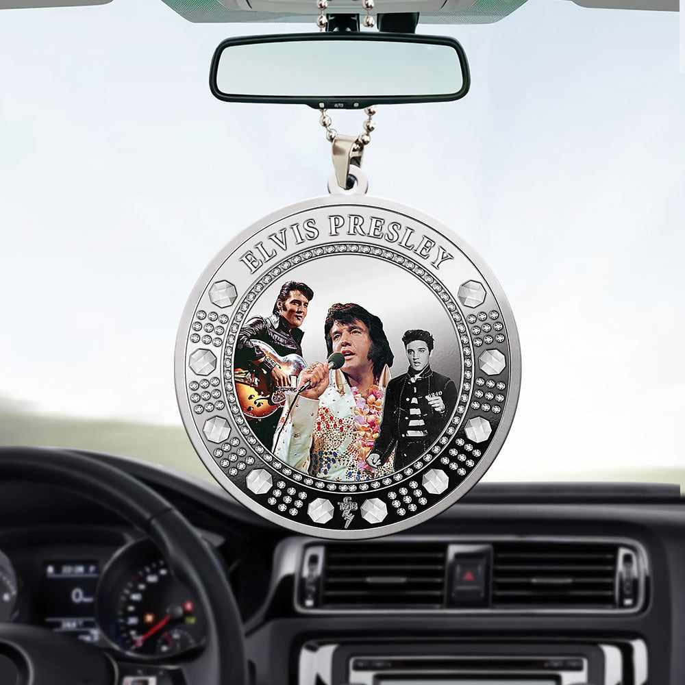 Elvis Presley Custom shape 2-sided Acrylic Car Ornament – MAITM12659