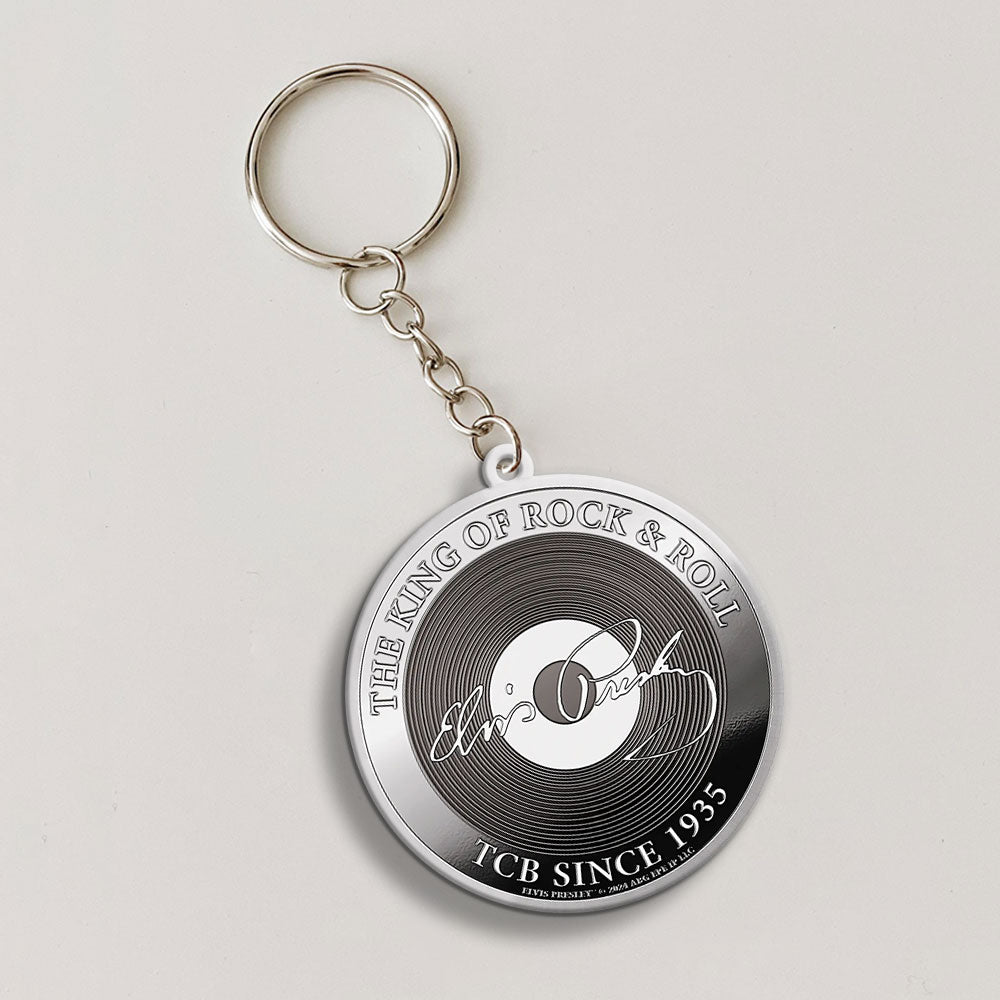 Elvis Presley Custom Shape 2-sided Keychain – MAITM12681