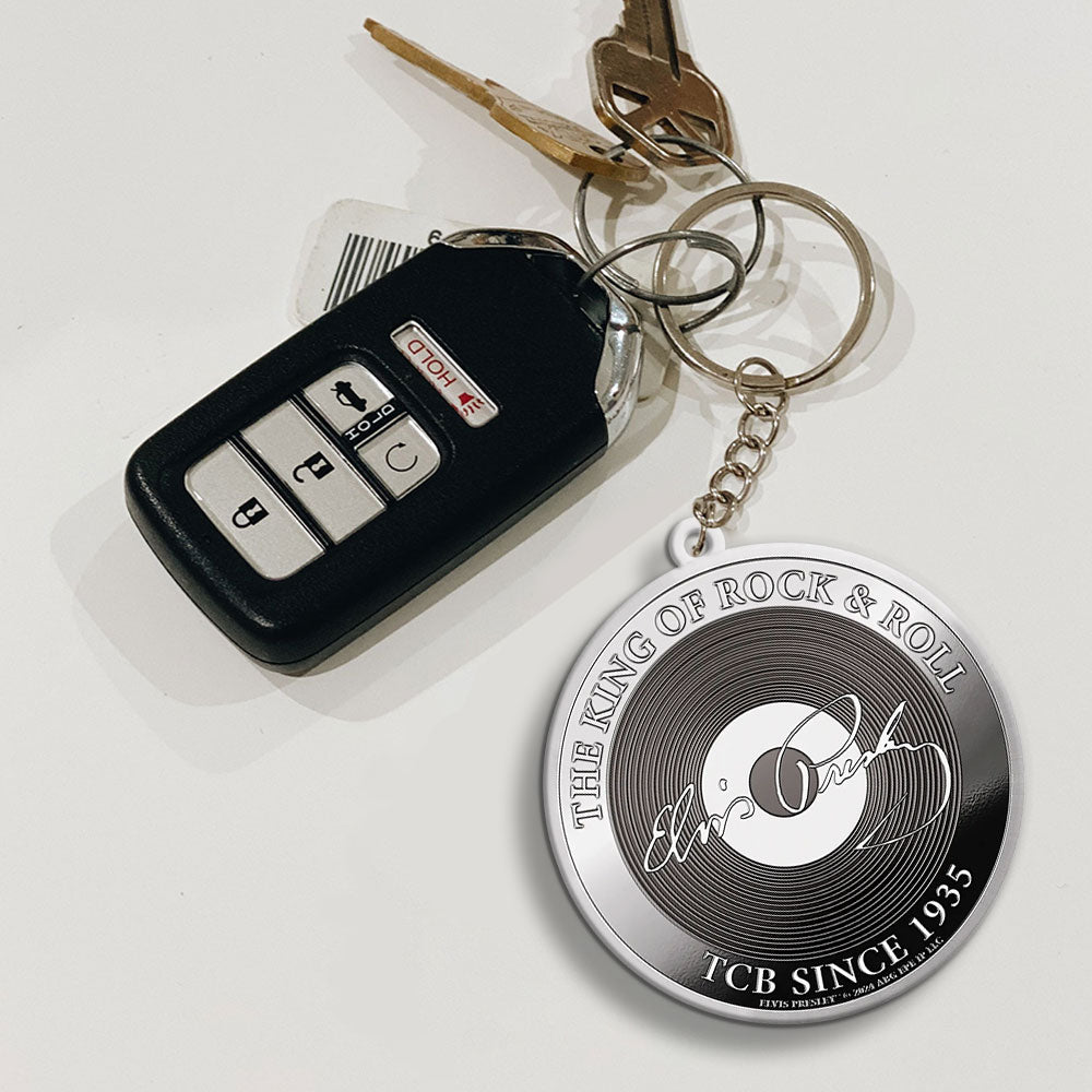 Elvis Presley Custom Shape 2-sided Keychain – MAITM12681