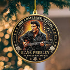 Elvis Presley Custom Shape 2-sided Acrylic Ornament – TANTN17061