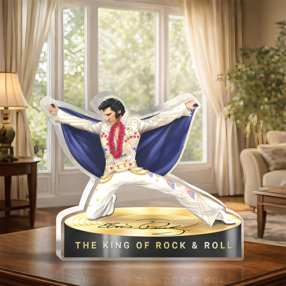 Elvis Presley Custom Shape Acrylic Plaque – HOATT16344