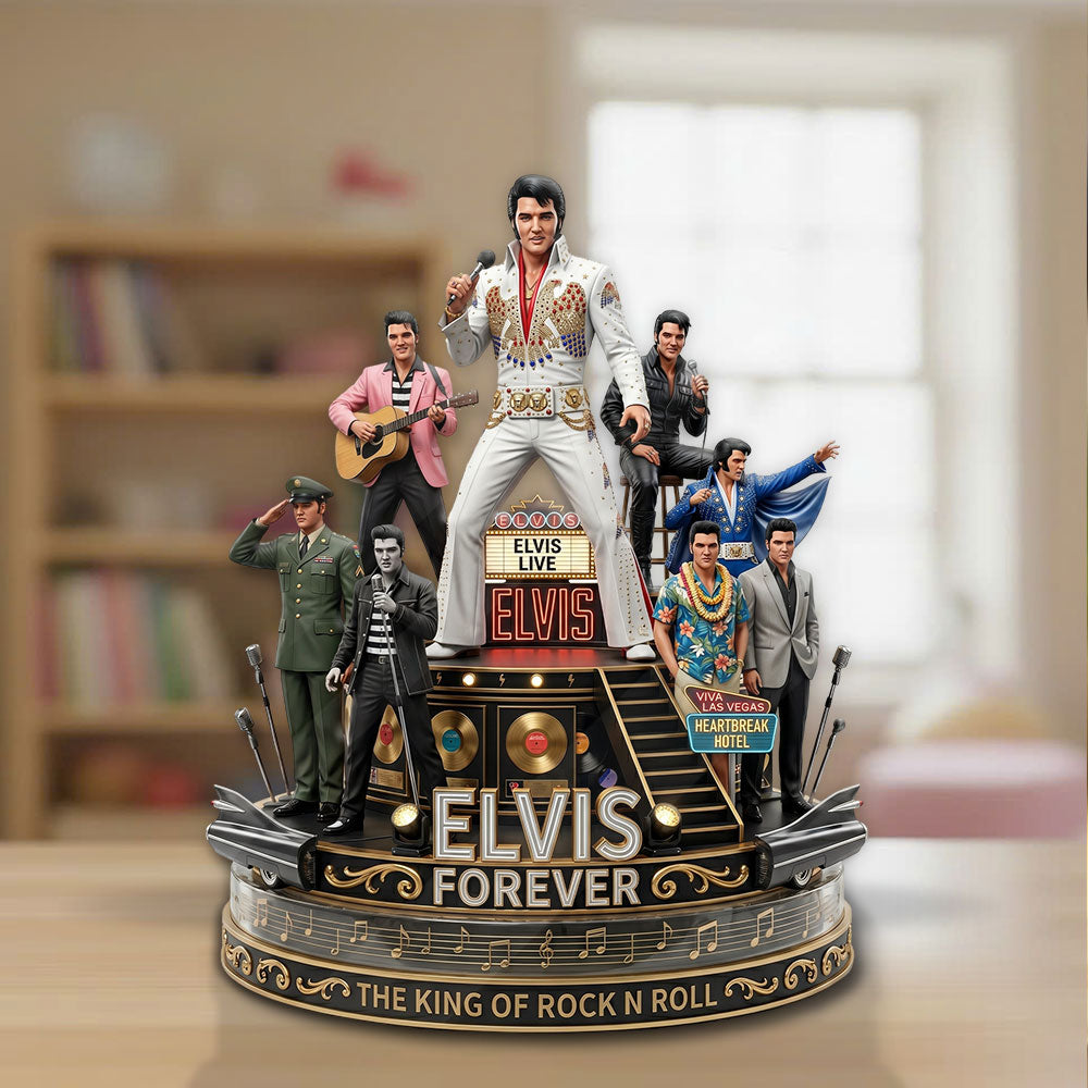 Elvis Presley Custom Shape Acrylic Plaque – TMTHU6451