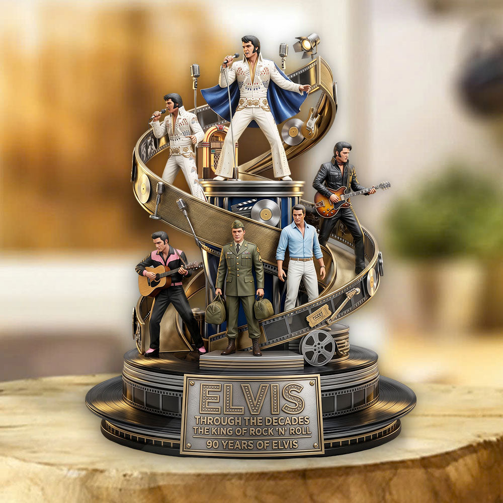 Elvis Presley Custom Shape Acrylic Plaque – TMTHU6599