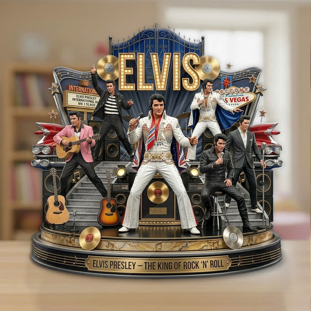 Elvis Presley Custom Shape Acrylic Plaque – TMTHU6724