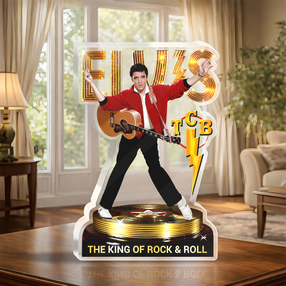 Elvis Presley Custom Shape Acrylic Plaque – GNE5079