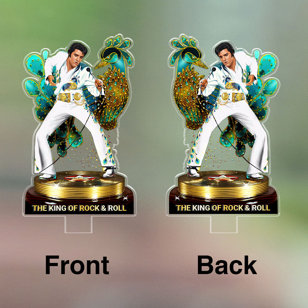 Elvis Presley Custom Shape Spring Acrylic Standee – HOATT17813